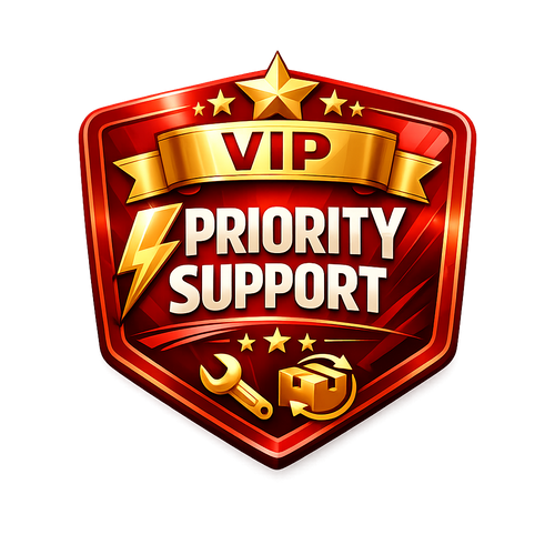 Priority Support & Replacement